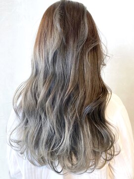 アルバム 銀座(ALBUM GINZA) パールベージュ_フリンジウェーブセシルカット_ba295183