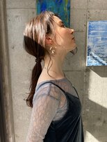 リュネッツ(lunettes) 透明感グレージュカラー×デイリーアレンジ