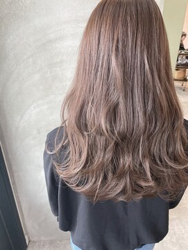 ブランココ(BlanCoCo) ロングレイヤー×ベージュカラー