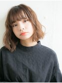 切りっぱなしロブが可愛い
