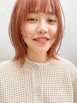 ディッセンバー 神宮前(December)&nbsp;ソフトウルフ/ピンクベージュ