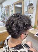 夏はパーマの、ちょいワル感が、カッコいい!