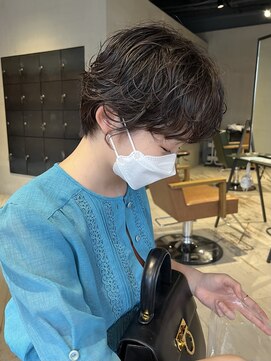 ヘアー アイス ルーチェ(HAIR ICI LUCE) ショートパーマ/今枝