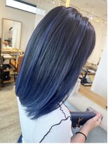 アーブル ヘアーアンドメイク(ARBRE) ブルーバレイヤージュハイライトカラーブリーチダブルカラー