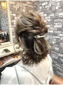 Lilly新宿】#アレンジ#ヘアセット#ハーフアップ