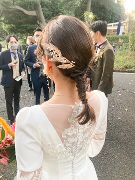 ブラウ ネイル パーティー(Blau Nail Party) シンプルタイトポニー