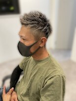 トレフル 東岸和田店(Trefle)&nbsp;大人かっこいいハイトーンハイライトベリーショートツーブロ