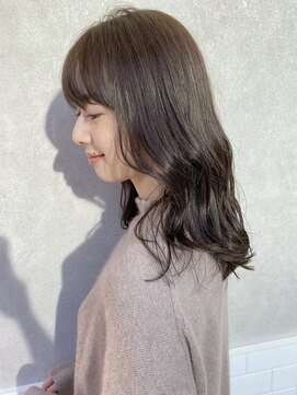 ザザ シンジュク(ZA/ZA shinjuku) 透明感オリーブグレージュ/こなれヘア/大人かわいい/ナチュラル