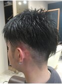 仙台D ORIGINALフェード×バーバー風マッシュアレンジstyle