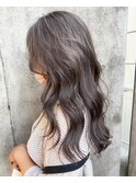 【打越】ロング×パールグレージュ