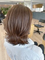 オーシャン(Ocean)&nbsp;[OCEAN Hair&Life藤原純] まろやかベージュ外ハネレイヤー☆