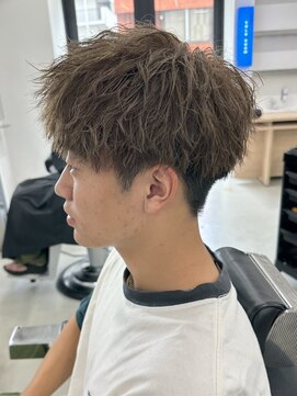 ロンド ローガン 名駅(Lond LOGAN) ミルクティーベージュ×ツイストスパイラルパーマ