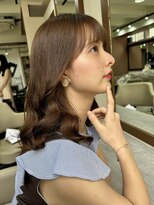 アミー 銀座(Ammy)&nbsp;#コテ巻き風パーマ #パーマロング#韓国風パーマ