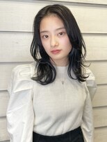 ニューライン 豪徳寺 山下(New-Line) [中野莉子]ワンカールレイヤー大人ミディアムアッシュブラウン3