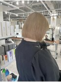 柔らかベージュボブ