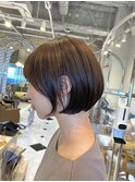 丸みショートボブ