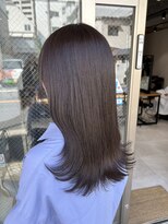 アドア 横浜(ADORE)&nbsp;【ADORE　横浜】ブリーチなしグレージュ×透明感カラー