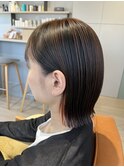 切りっぱなしボブ