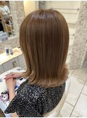 【目黒】クリームベージュ #ダブルイルミナカラー#ブリーチなし