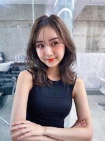 フィヴェント(Fivent)&nbsp;愛されふんわりこなれミディ★透明感マロンブラウンカラー