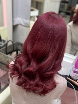 シーズン 大阪(SEASON) 【ダブルカラー】ブリーチ/チェリーピンク/大阪梅田駅