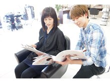 オージュアソムリエが髪質に合わせて最適なトリートメントをセレクト