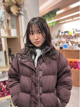 リサプラン(RISA plan) レイヤーカット/ハッシュカット/韓国風/オリーブグレー/髪質改善