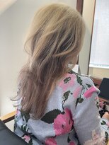 ダアッカ(da acca) アンブレラカラーベージュ×ブラウン