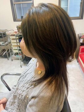 オンリー(ONLY) ウルフカット×イルミナオリーブ×TOKIOトリートメント