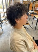 波巻きスパイラルパーマ/ツイストスパイラルパーマ/メンズカット