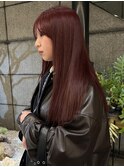 【大宅種乃】ブリーチなしで作るワインレッドカラー！！