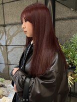 ゼスト フィーノ(ZEST fino) 【大宅種乃】ブリーチなしで作るワインレッドカラー!!