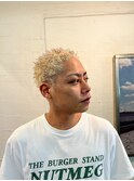 ブルーブラック/スペインカール/スパイキーショート/心斎橋