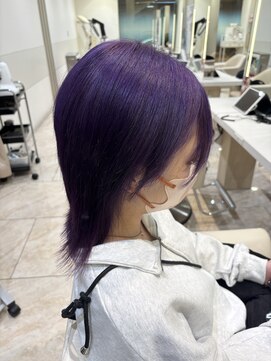 ケンジ 平塚 アネッタ(KENJE annetta) 派手髪★ディープバイオレットカラー