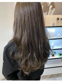 ロング×ラベンダーブラウン