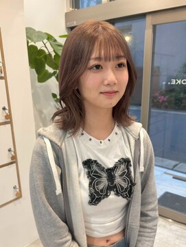 ピピバイヨーク(pipi, by yoke.) ミディアムレイヤー/モカベージュ/透明感カラー