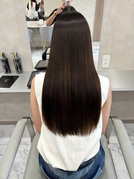 キング 高槻(K!ng) 縮毛矯正髪質改善ハイライトレイヤーカット枚方美容室エクステ