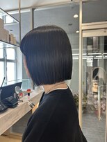 ロンドルピナス 小倉(Lond Lupinus) ミディアムヘア暗めカラー/デザインカラー/フェイスフレーミング