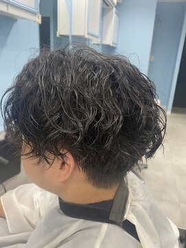 アンフィ 神奈川新町(Anphi) グリースでツヤ仕上げ☆メンズカット/ツイストスパイラルパーマ/