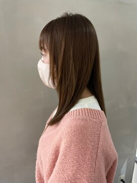 フェアリーテール 高坂店 つるんと上品。やわ艶ストレートミディ