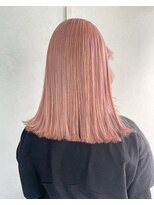 シェリ ヘアデザイン(CHERIE hair design) こっくりピンクベージュ×ぷつっとボブ◎