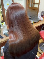 TJ天気予報 7mm 北名古屋店&nbsp;艶髪/髪質改善水素カラー/ストレート/艶感/艶髪/透明感