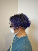 コモレビ(komorebi)&nbsp;【山本智文】ツイストスパイラルパーマメンズデザインカラー