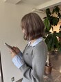 サラジュ 西宮北口店(SARAJU) グレージュカラー、ブリ-チありで作る中明度カラー♪
