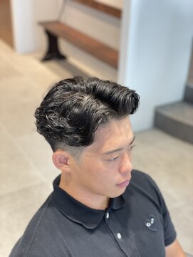 グルーマーズトウキョウ 渋谷店(GROOMER/S TOKYO) ラルフカール　フェード　フェザーパーマ　サーフカール