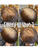 【脱白髪染めハイライト×丸みショート】【金沢文庫】