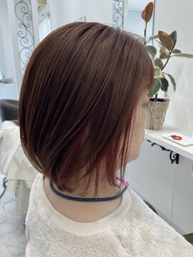 サロンドノア(Salon de NoA) インナーカラー×ピンク