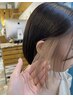 【さりげなく魅せる】カット＋カラー＋《インナー》カラー※ケアブリーチ使用