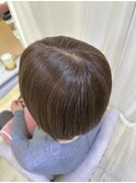 白髪ぼかしを続けると普通のカラーでキレイになります