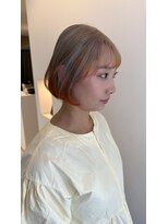 ヘアープレイス ヴィブ(hair place VIVE)&nbsp;似合わせカットブリーチ ミルクティーカラーとオレンジカラー★